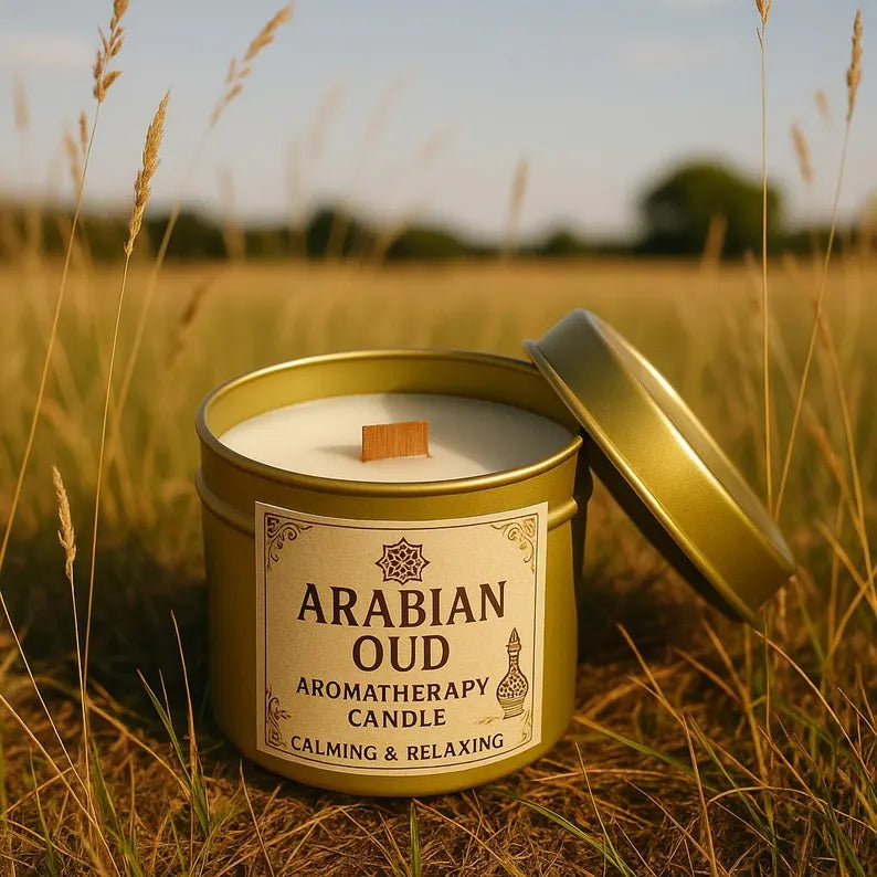 Arabian Oud Candle with Wooden Wick